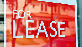 Stock photo - For lease sign