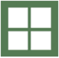 Footer Column 2: window element from logo