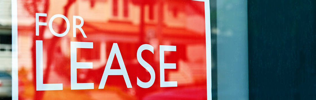 Stock photo - For lease sign